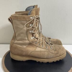 Belleville Boots Gore-Tex Mens Size 8.5R Tan Military Tactical Vibram Sole USA